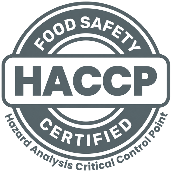 Certificación HACCP — inocuidad alimentaria.